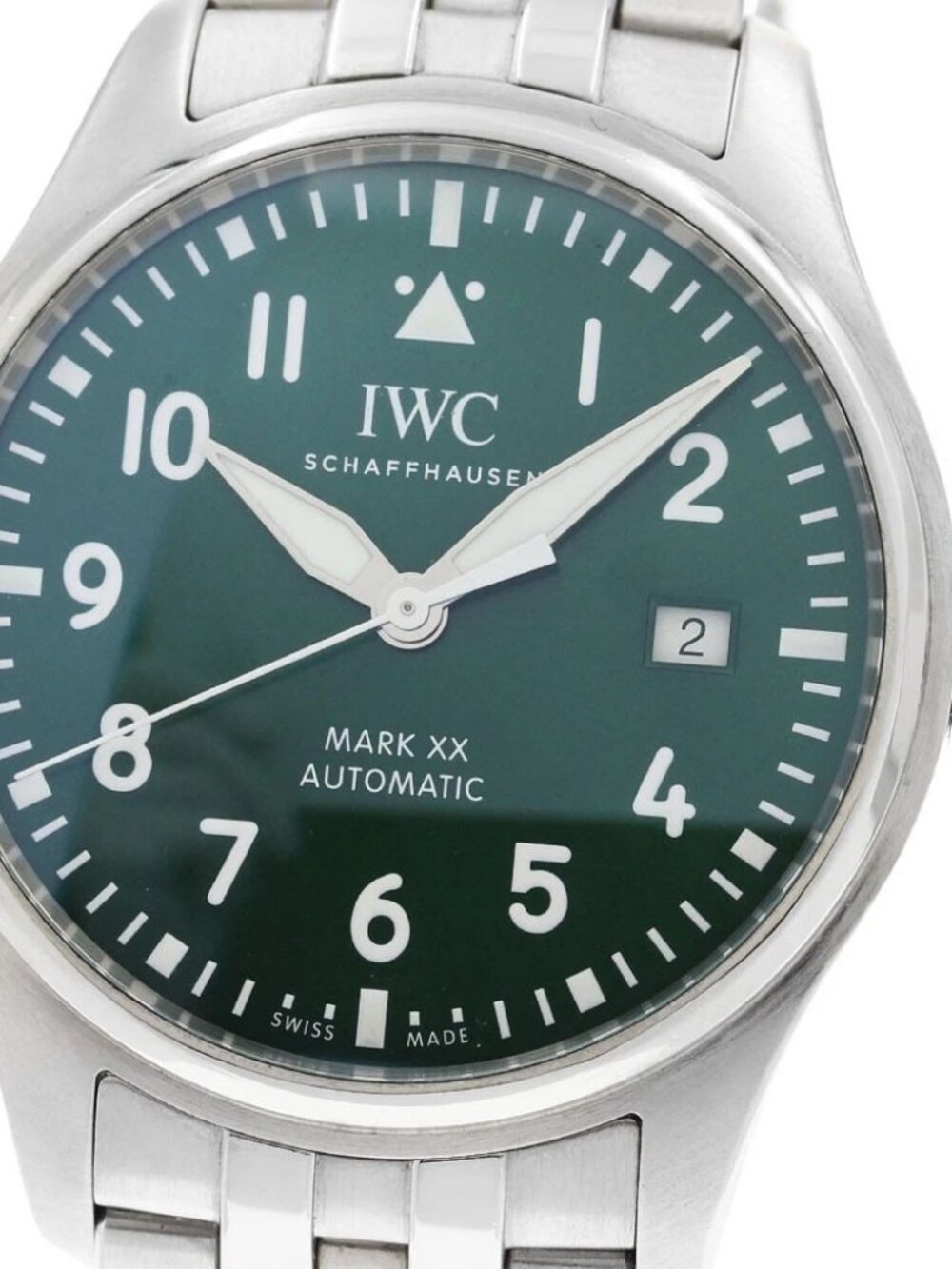 IWC SCHAFFHAUSEN Pilot's Watch Mark XX IW328206 Green dial Men's Watch